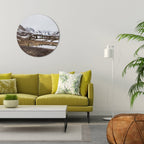 ECHOES OF WINTER Quadro Redondo Decorativo