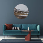 ECHOES OF WINTER Quadro Redondo Decorativo