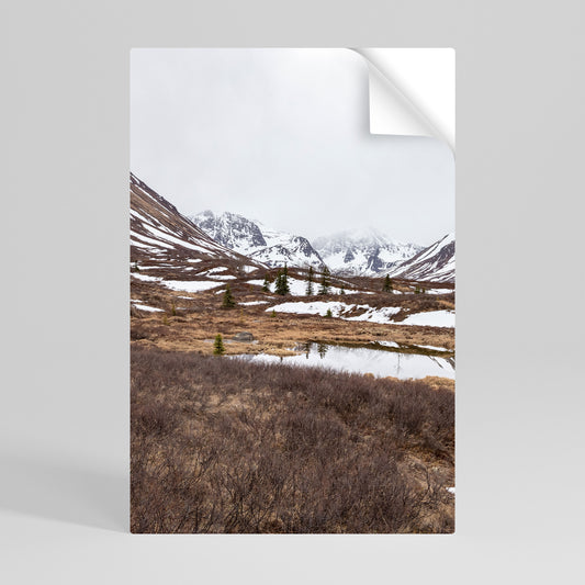 ECHOES OF WINTER Póster Autocolante Vertical