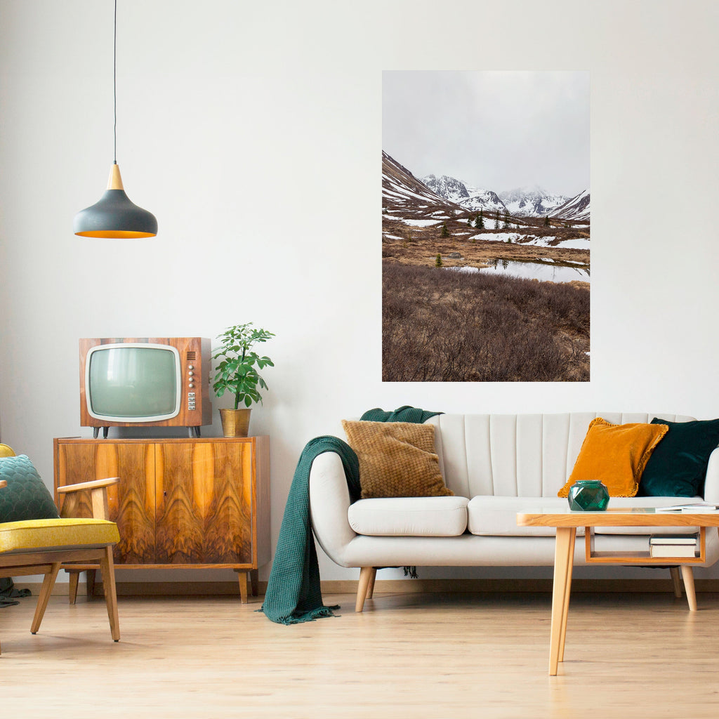 ECHOES OF WINTER Peel and Stick Vertical Poster