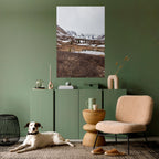 ECHOES OF WINTER Peel and Stick Vertical Poster