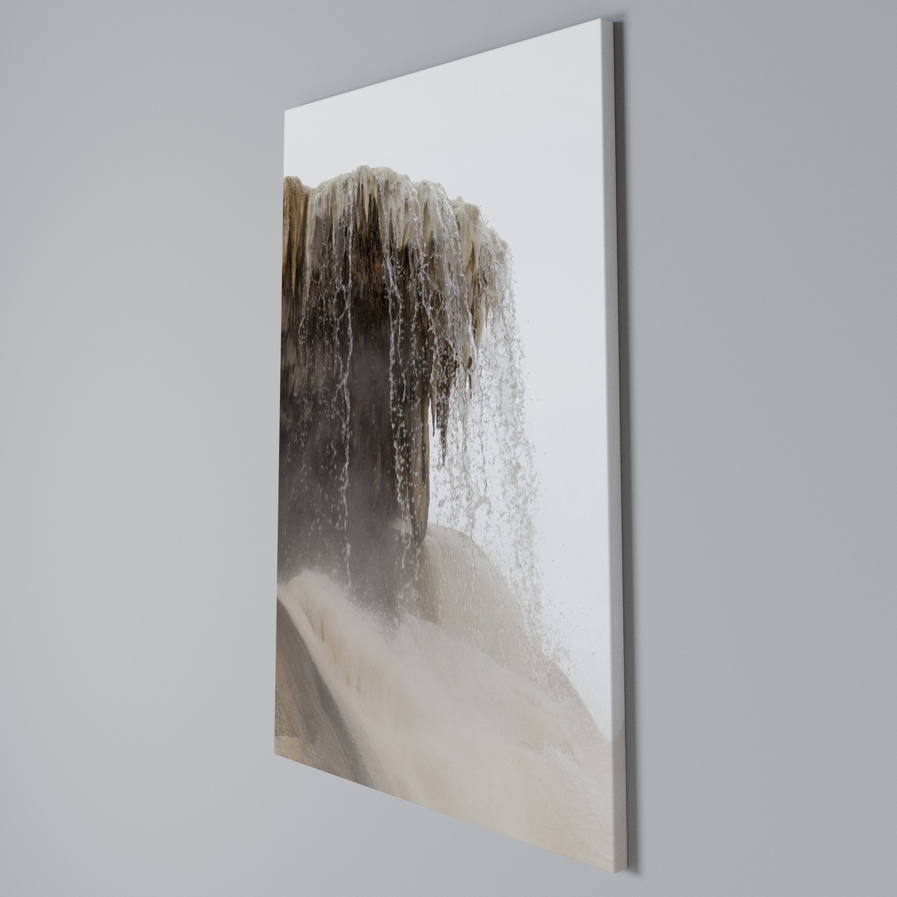 MAMMOTH HOT SPRINGS Quadro em tela vertical