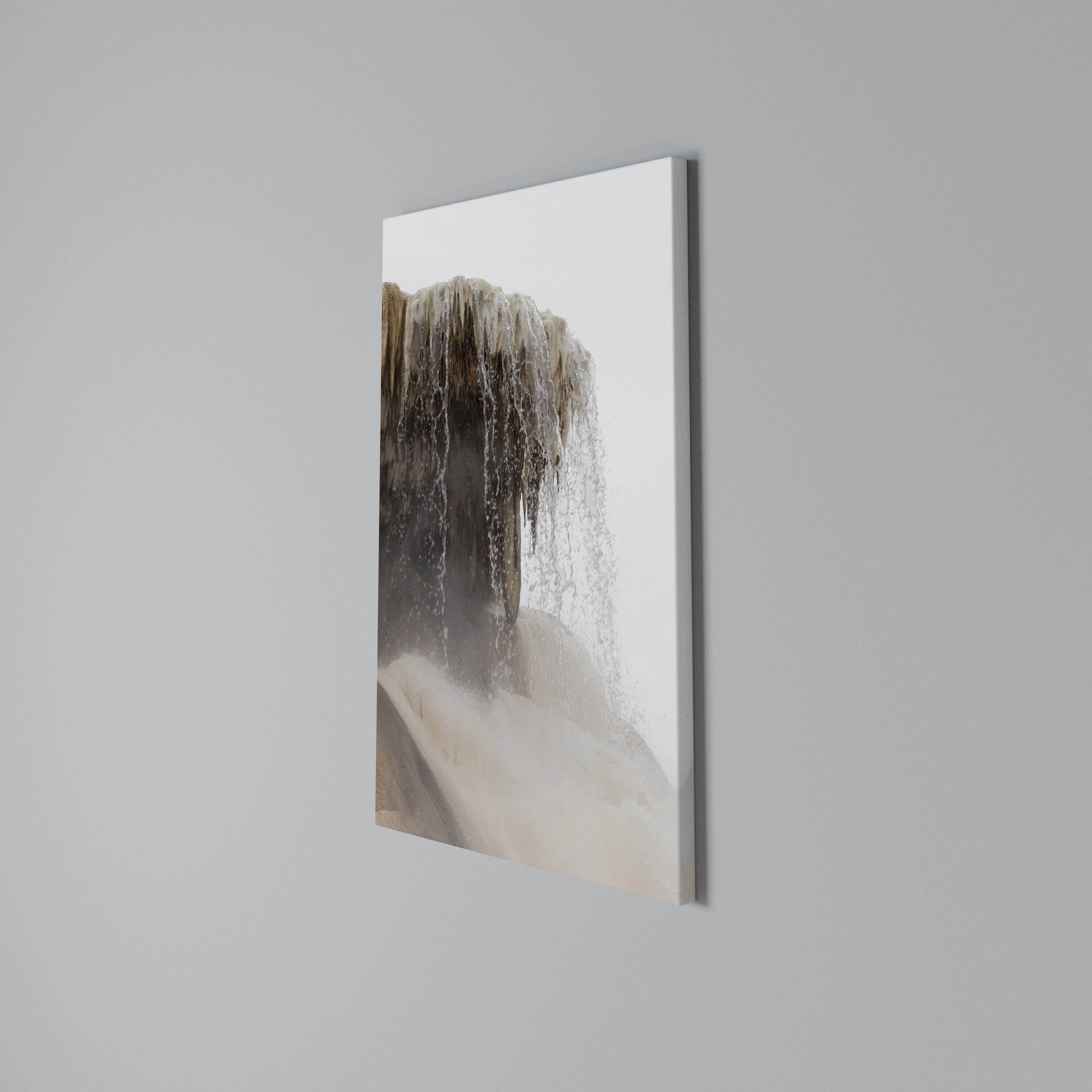 MAMMOTH HOT SPRINGS Quadro em tela vertical