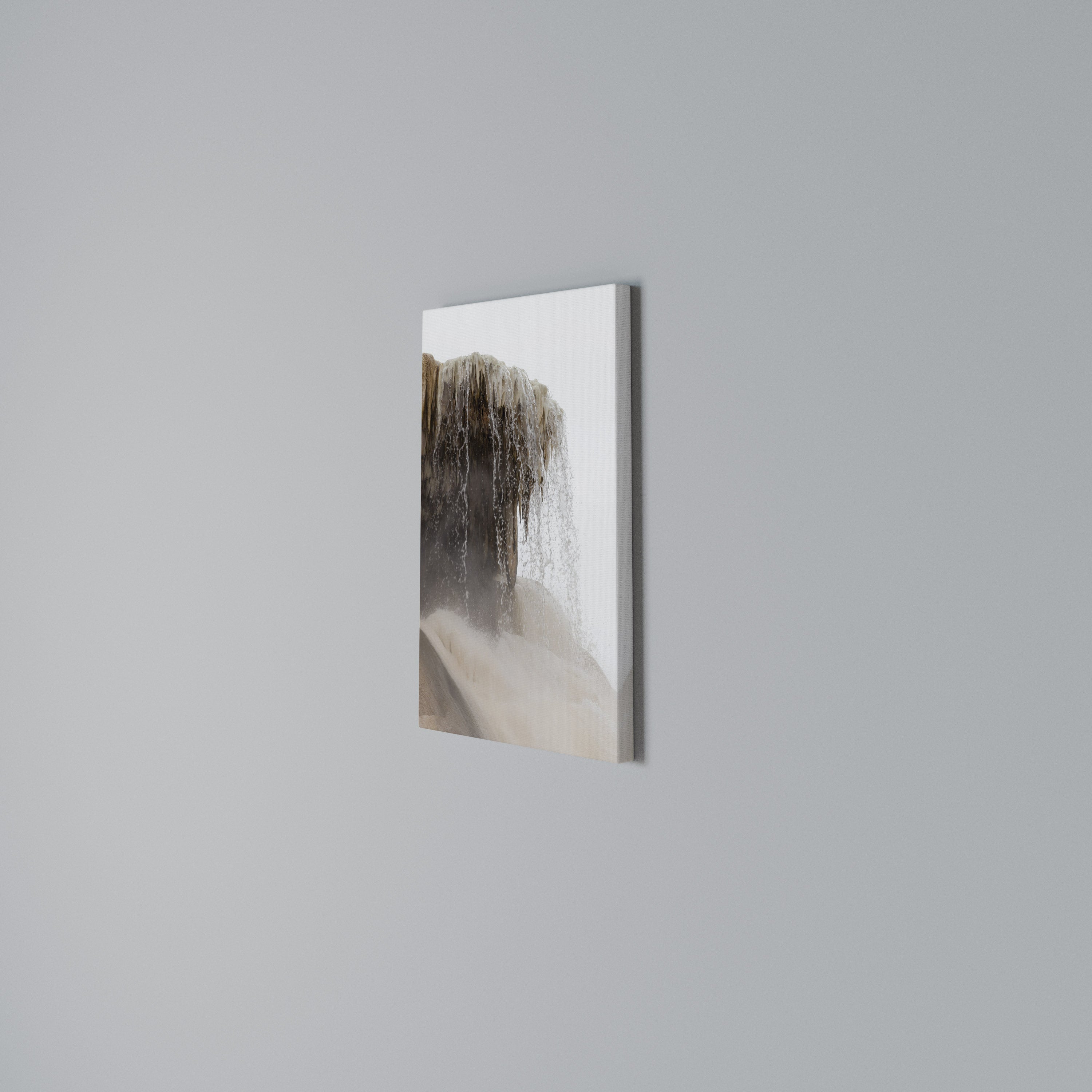 MAMMOTH HOT SPRINGS Quadro em tela vertical
