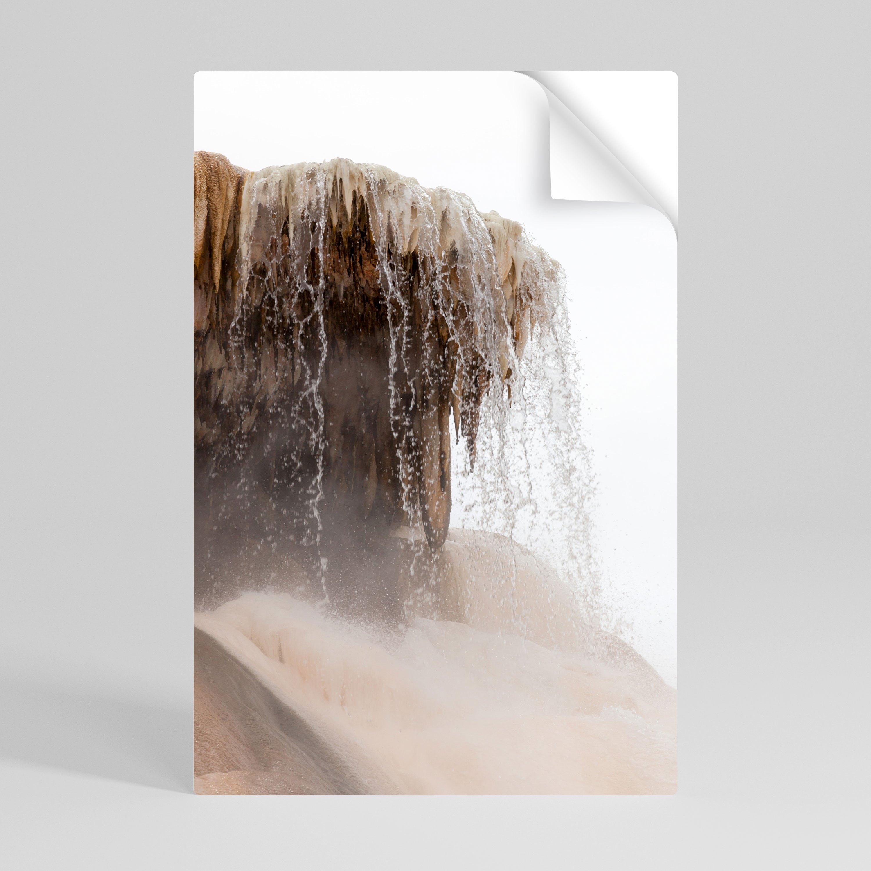 MAMMOTH HOT SPRINGS Poster Vertical Autocolante