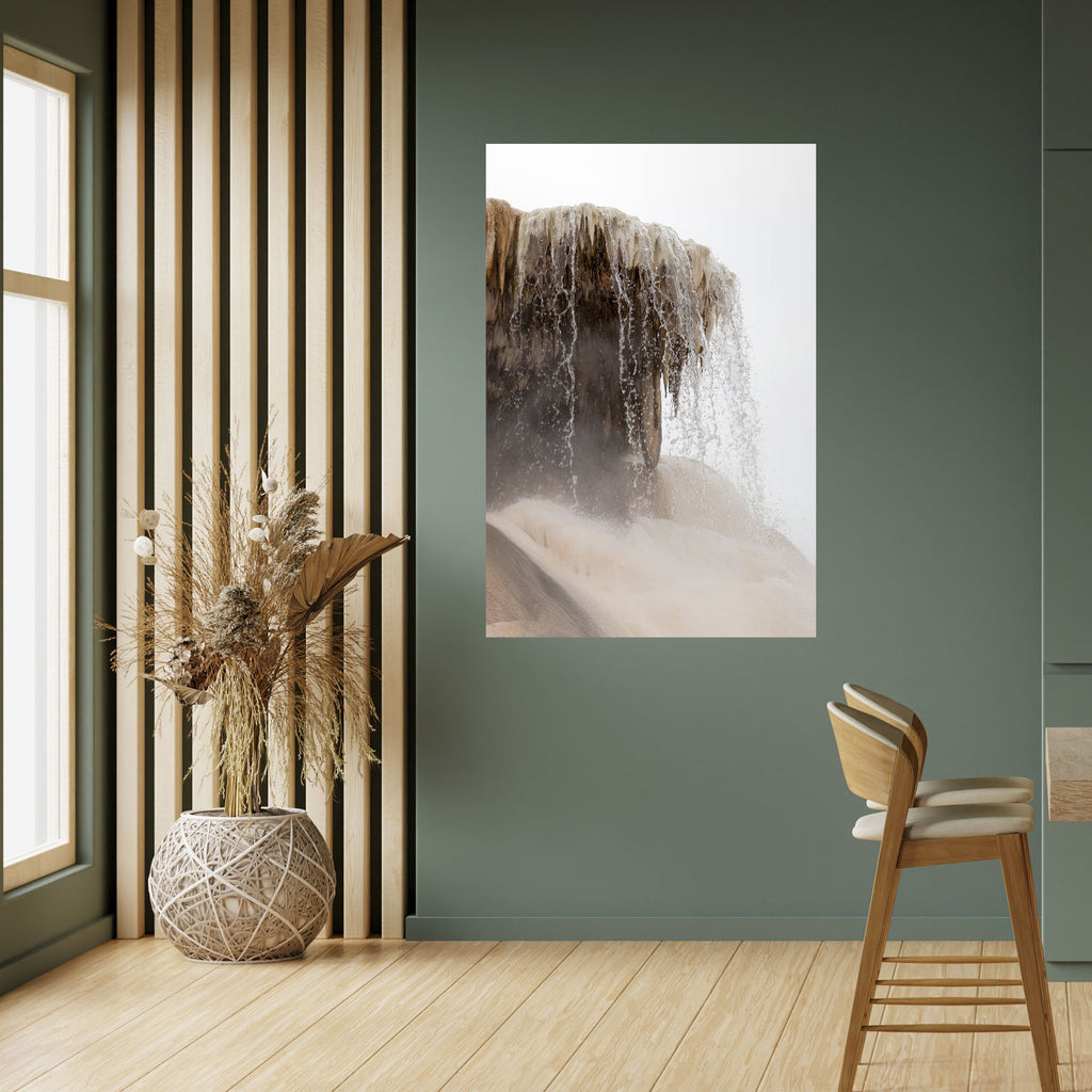 MAMMOTH HOT SPRINGS Peel and Stick Vertical Poster