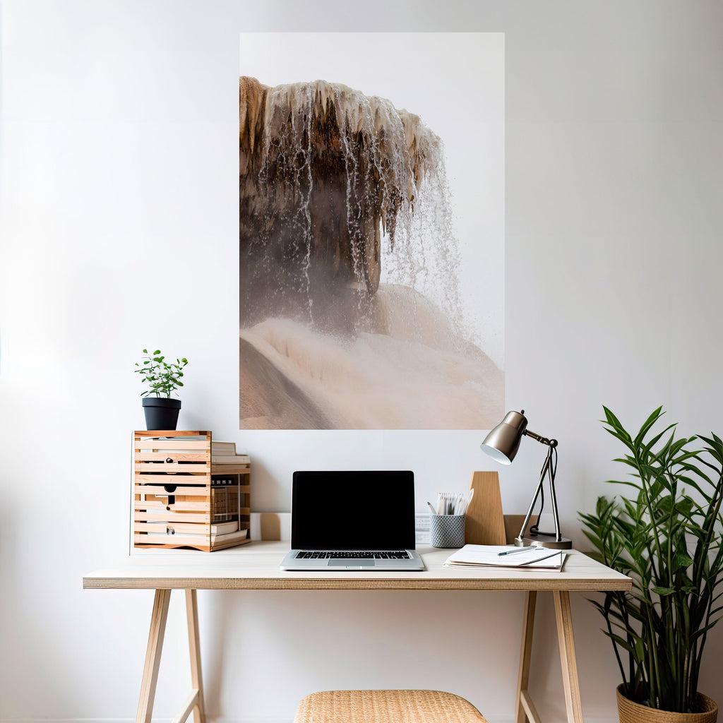 MAMMOTH HOT SPRINGS Peel and Stick Vertical Poster