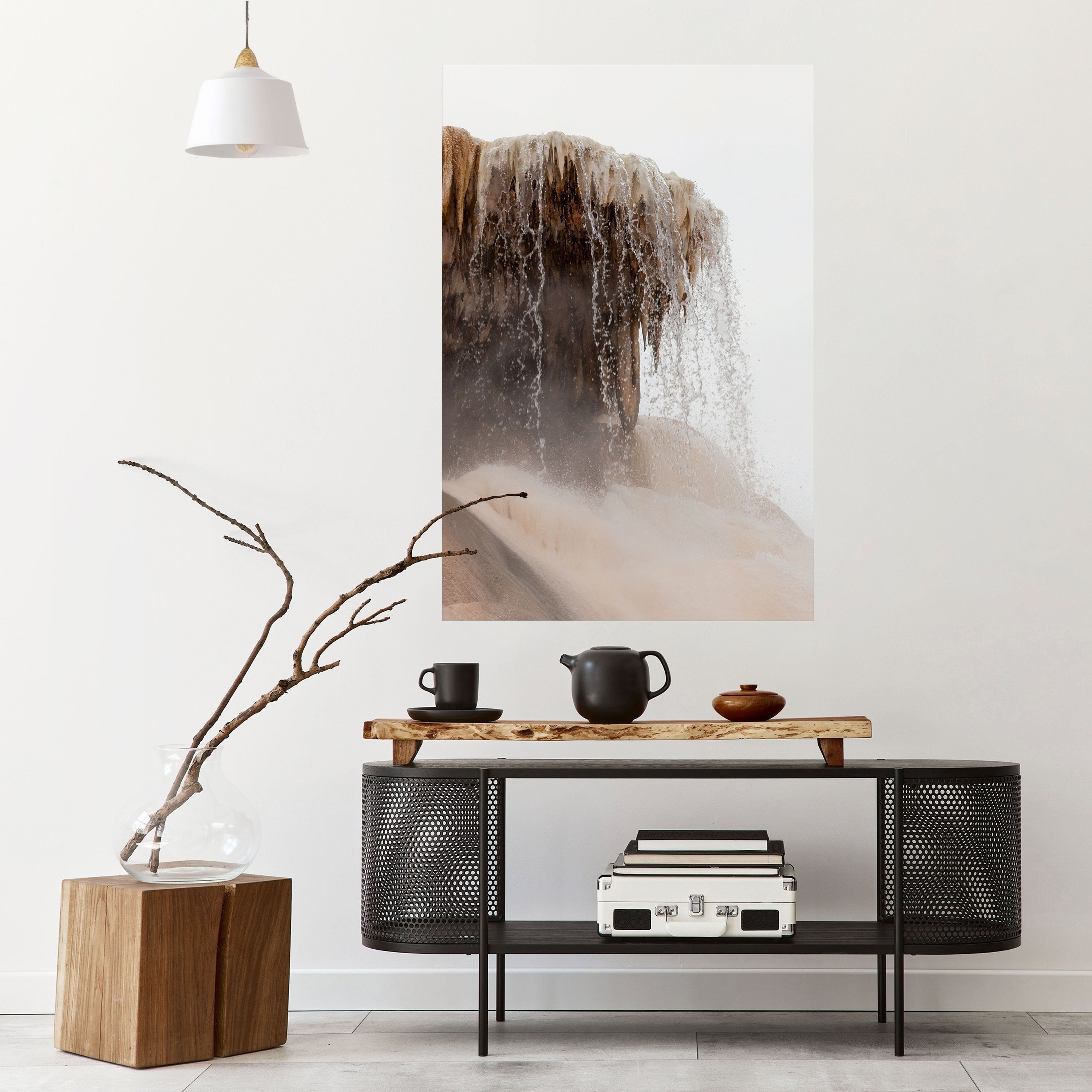 MAMMOTH HOT SPRINGS Poster Vertical Autocolante