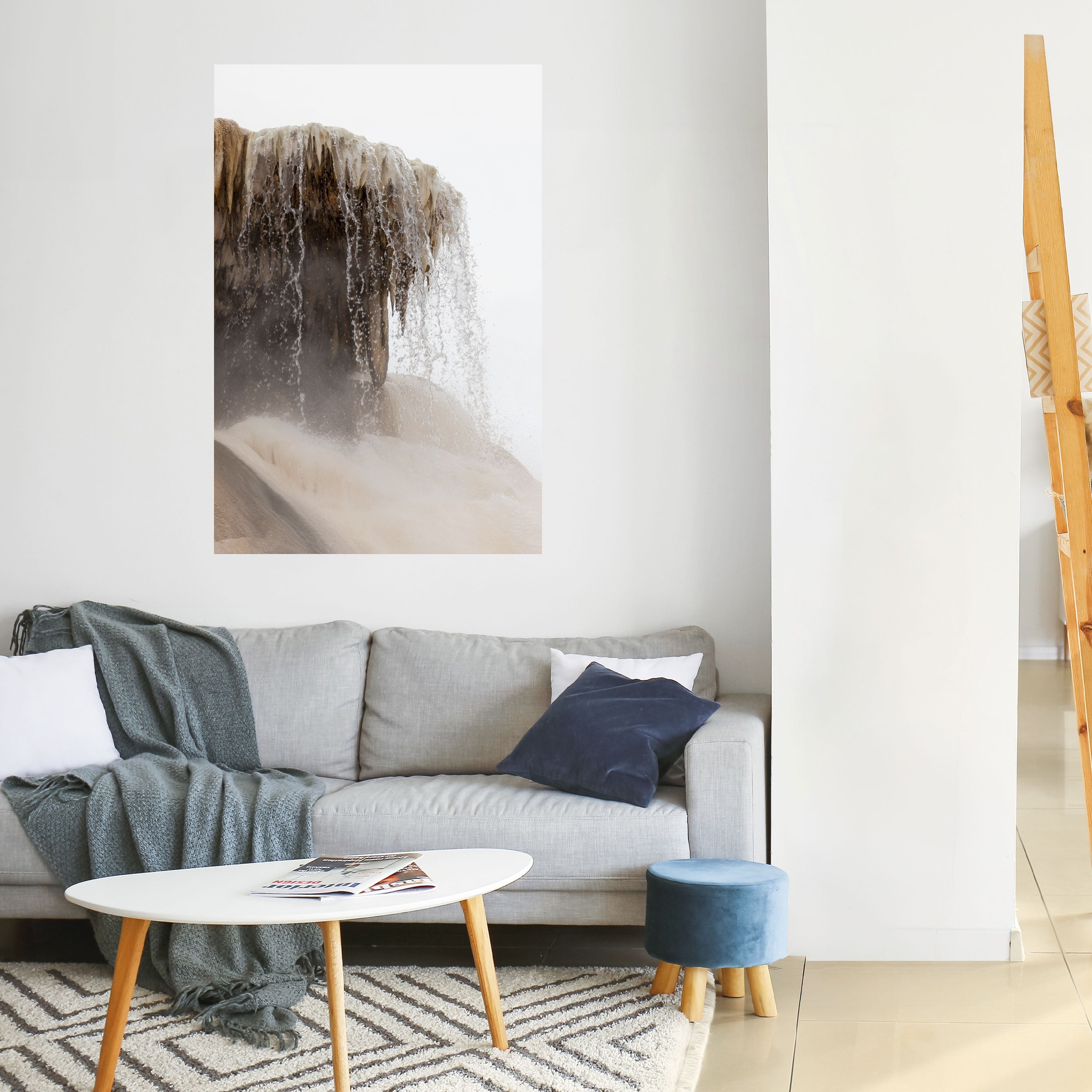 MAMMOTH HOT SPRINGS Peel and Stick Vertical Poster