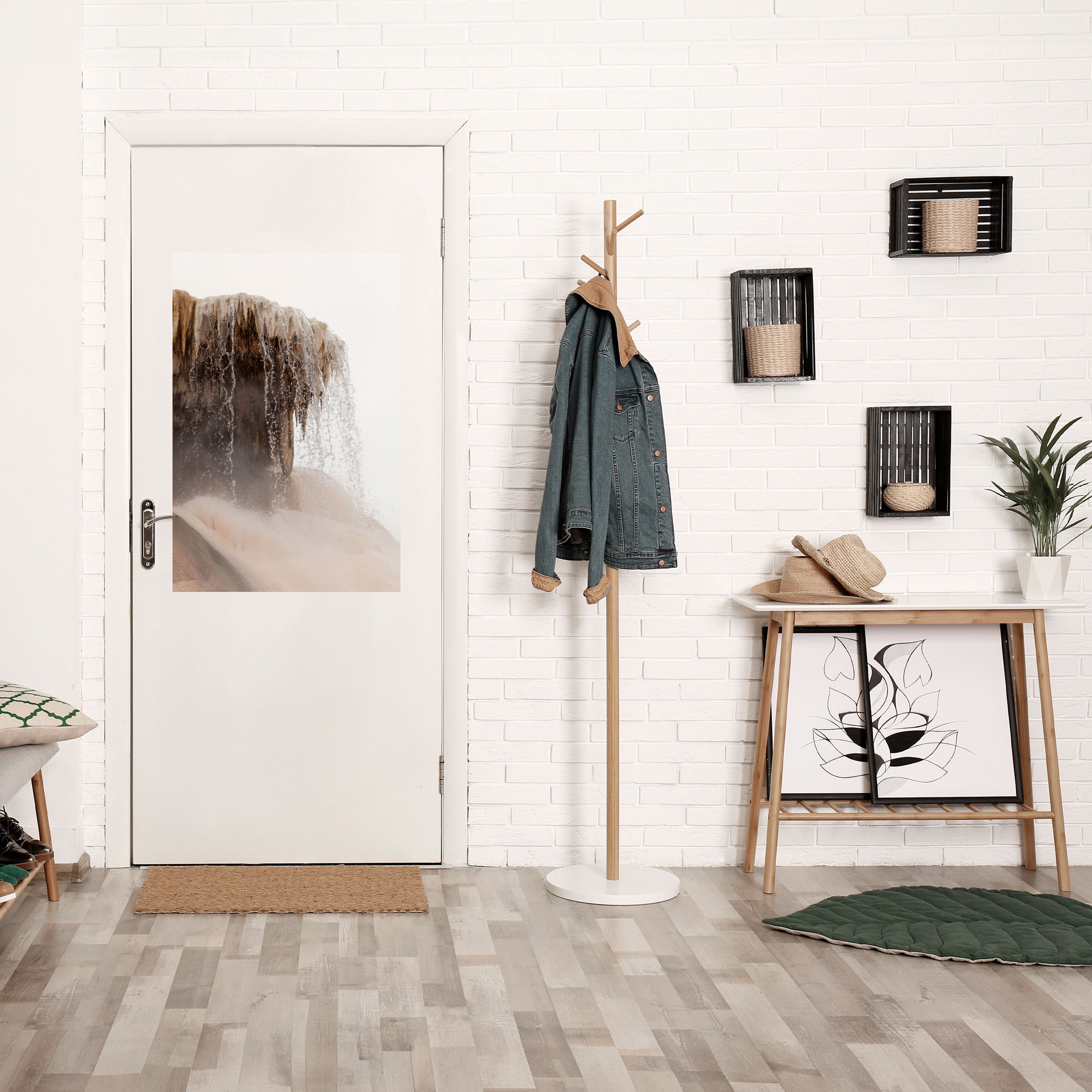 MAMMOTH HOT SPRINGS Peel and Stick Vertical Poster