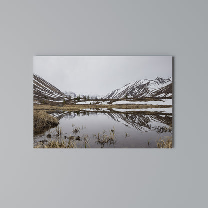 SNOW-KISSED REFLECTIONS Horizontal Canvas Print