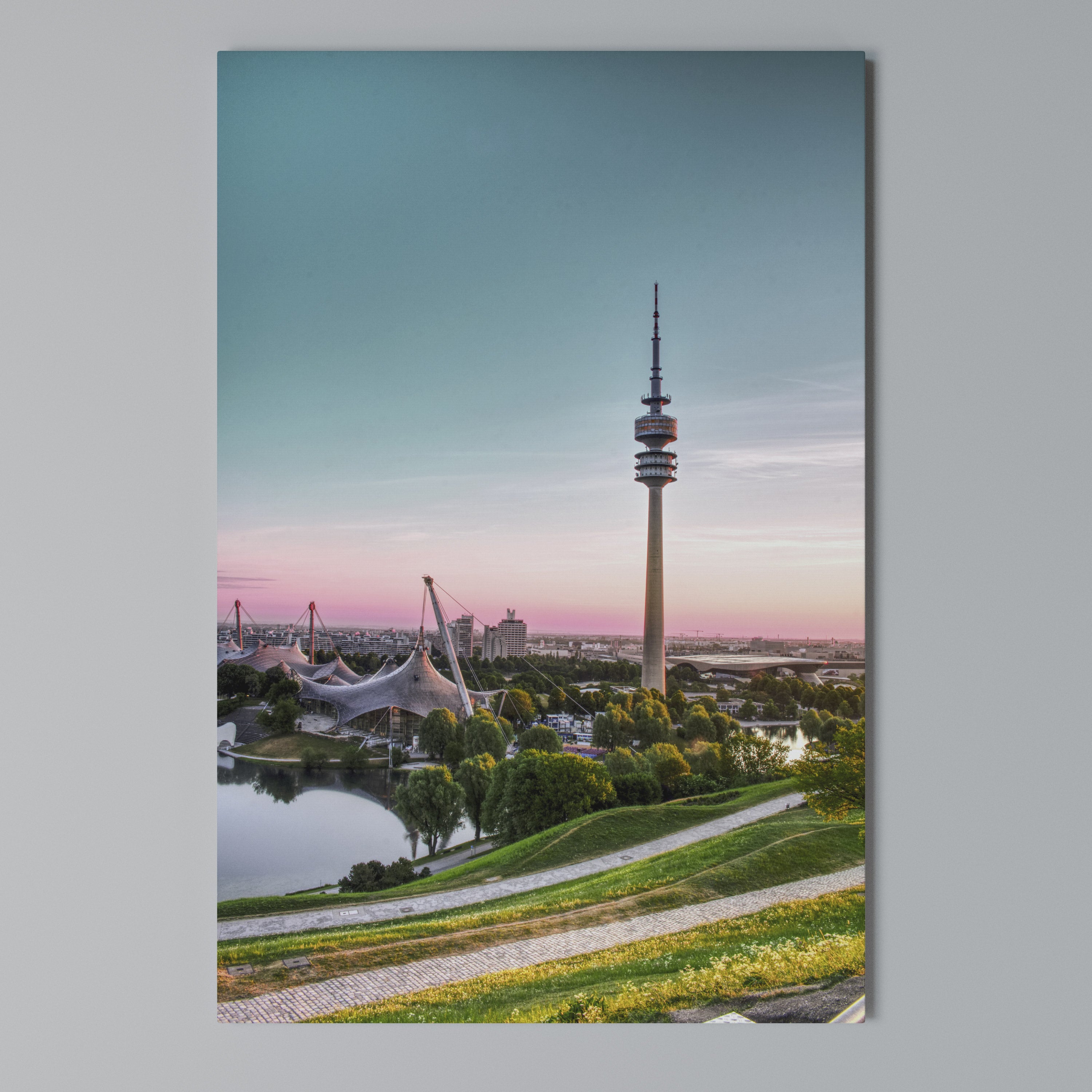 TOWERING DREAMSCAPE Quadro em tela vertical