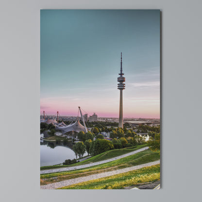 TOWERING DREAMSCAPE Quadro em tela vertical