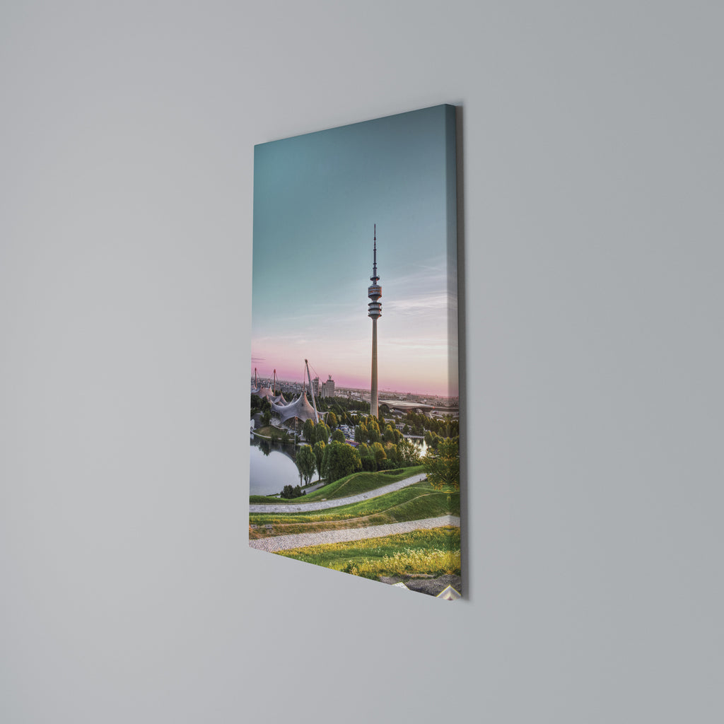 TOWERING DREAMSCAPE Quadro em tela vertical