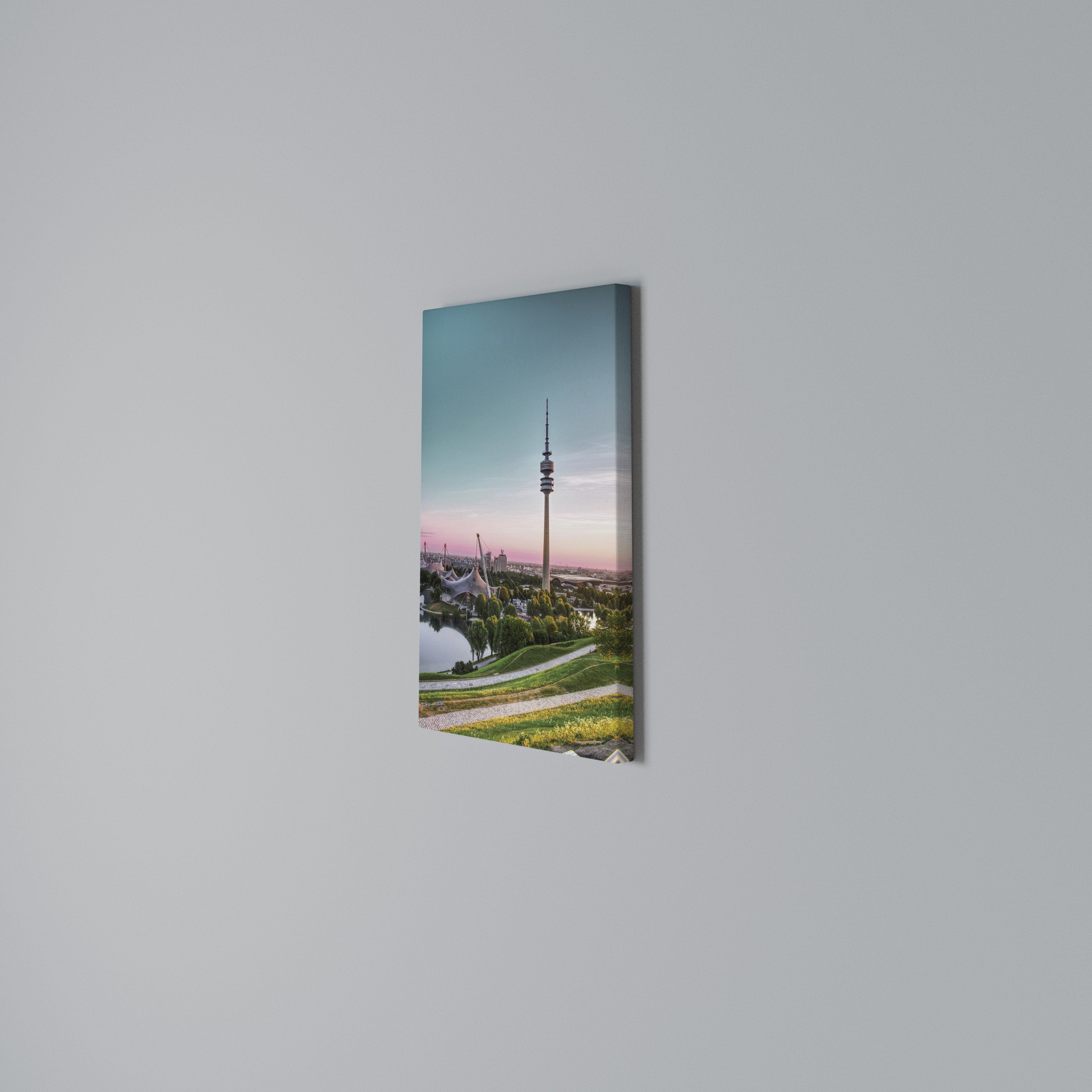 TOWERING DREAMSCAPE Quadro em tela vertical