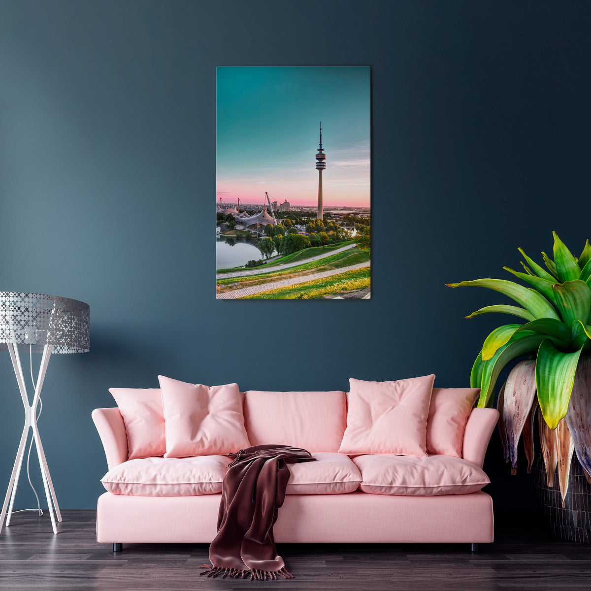 TOWERING DREAMSCAPE Quadro em tela vertical