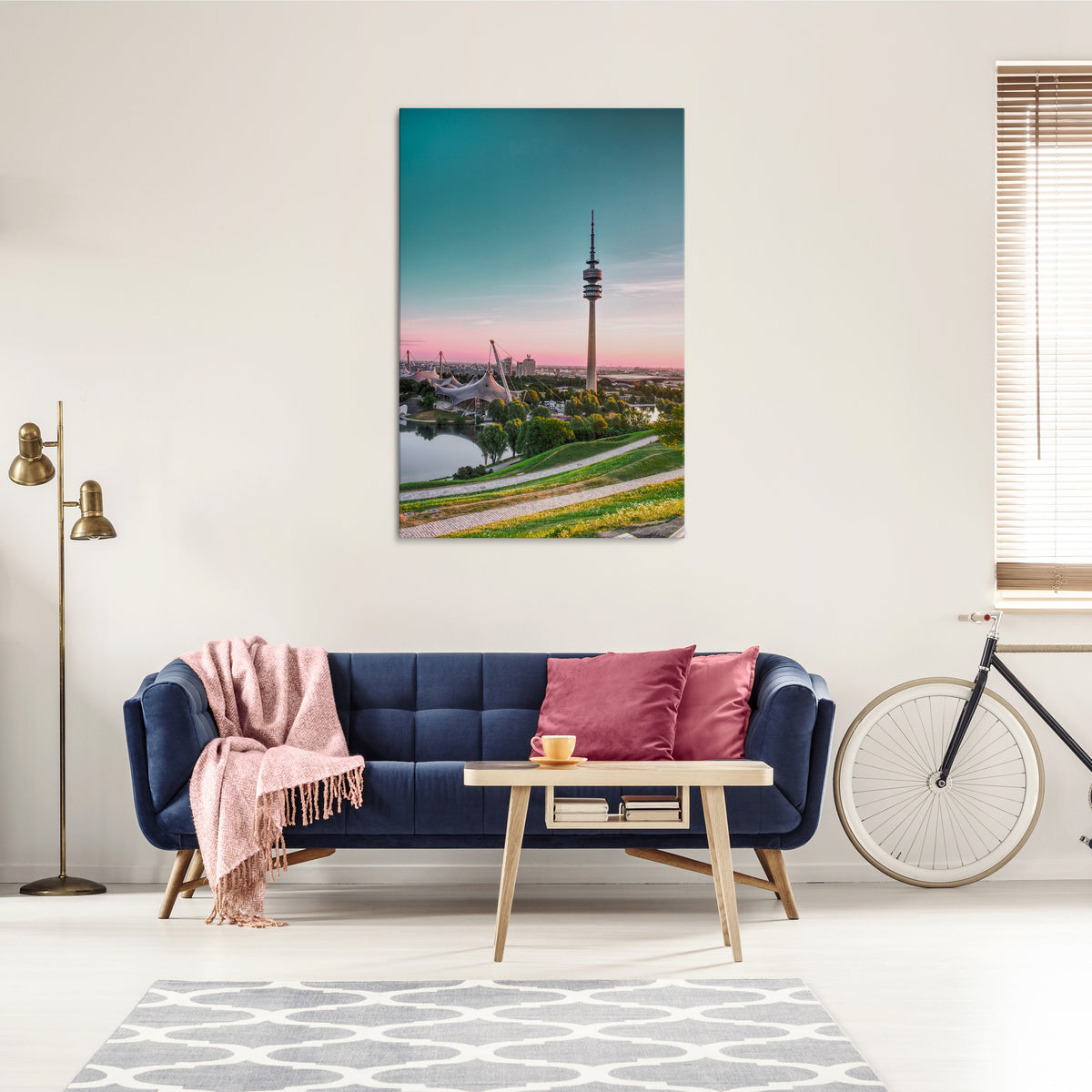 TOWERING DREAMSCAPE Quadro em tela vertical