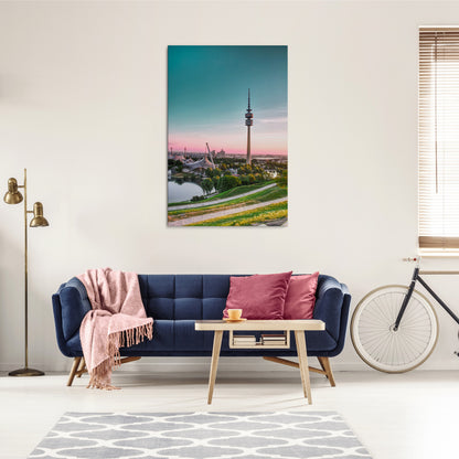 TOWERING DREAMSCAPE Quadro em tela vertical