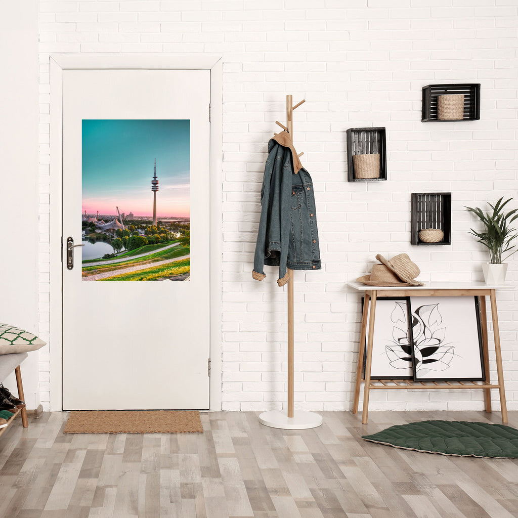 TOWERING DREAMSCAPE Peel and Stick Vertical Poster