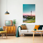 TOWERING DREAMSCAPE Peel and Stick Vertical Poster