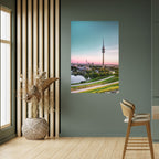TOWERING DREAMSCAPE Peel and Stick Vertical Poster