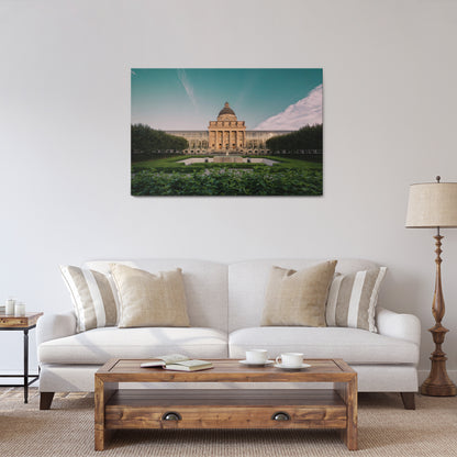 TRANQUIL PALACE VIEW Horizontal Canvas Print