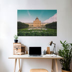 TRANQUIL PALACE VIEW Poster Horizontal Autocolante