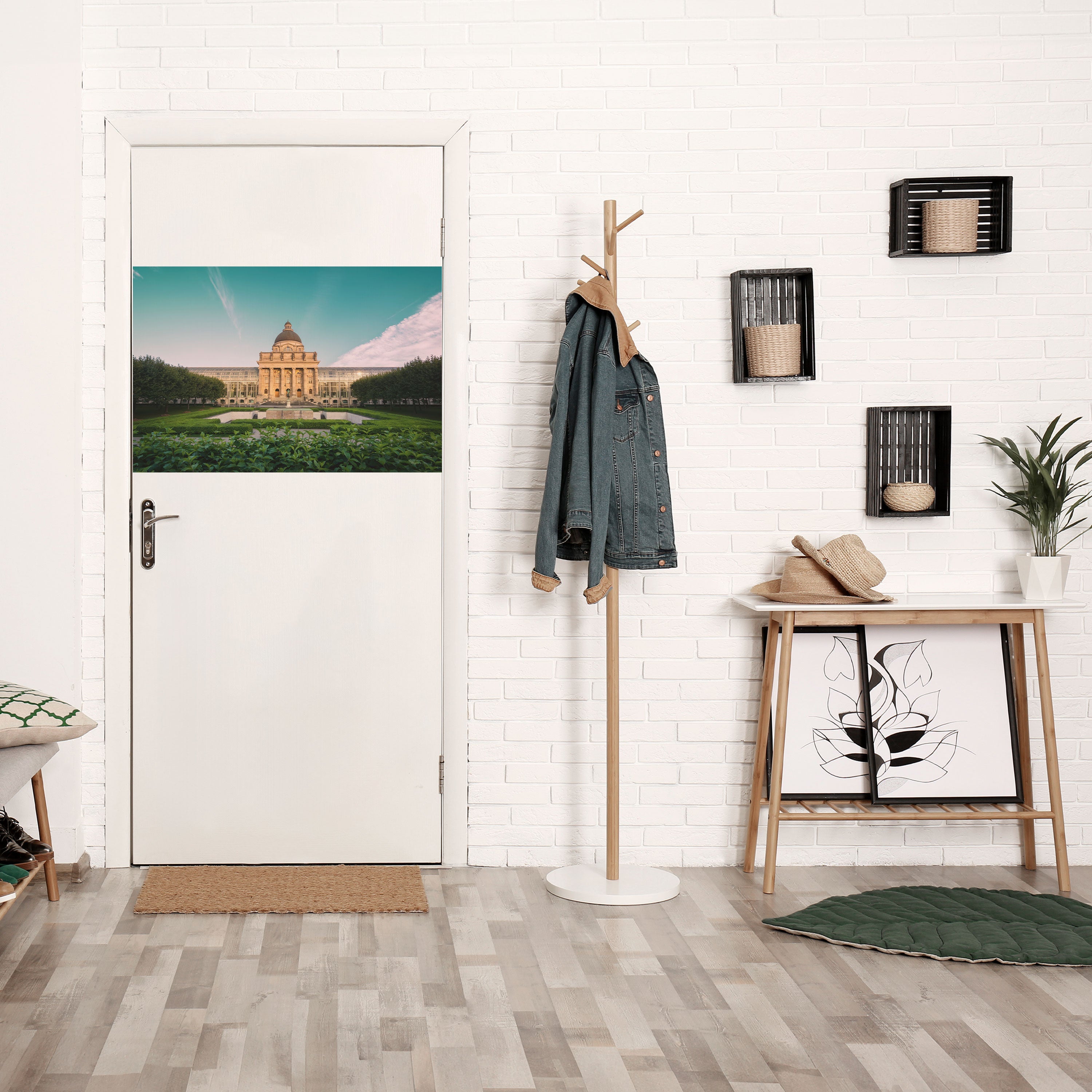 TRANQUIL PALACE VIEW Poster Horizontal Autocolante