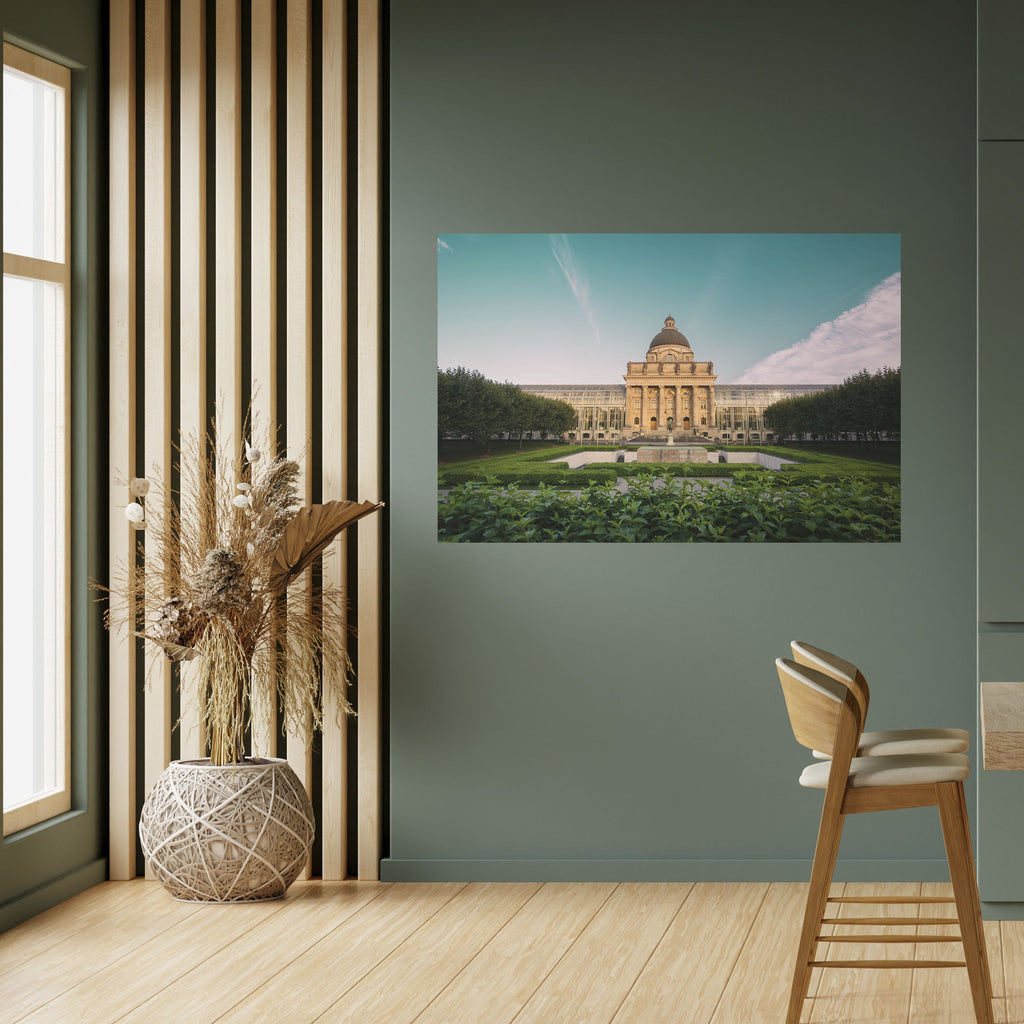 TRANQUIL PALACE VIEW Poster Horizontal Autocolante