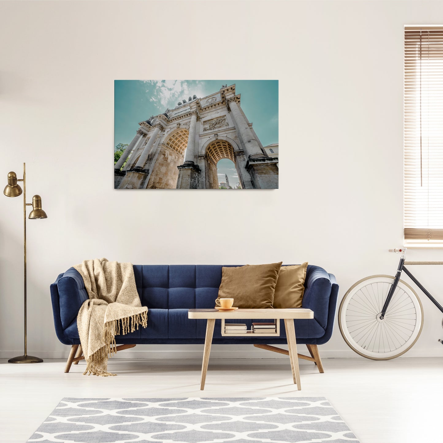 ARCHITECTURAL ELEGANCE Horizontal Canvas Print