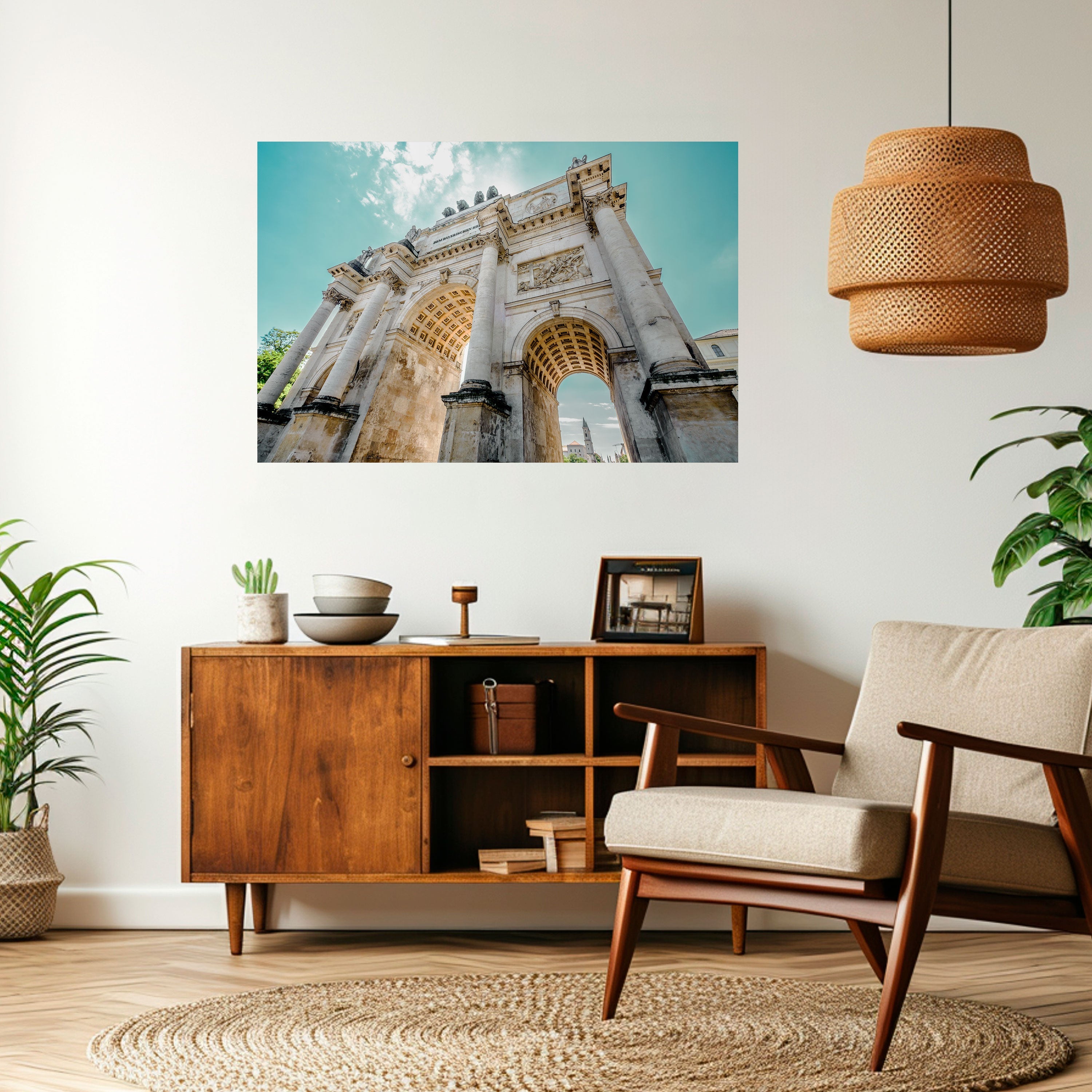 ARCHITECTURAL ELEGANCE Peel and Stick Horizontal Poster