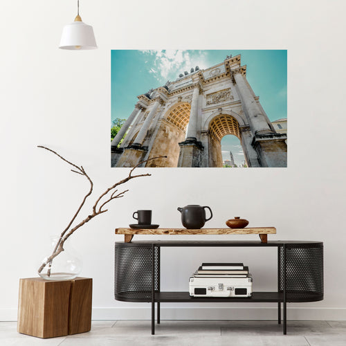 ARCHITECTURAL ELEGANCE Poster Horizontal Autocolante