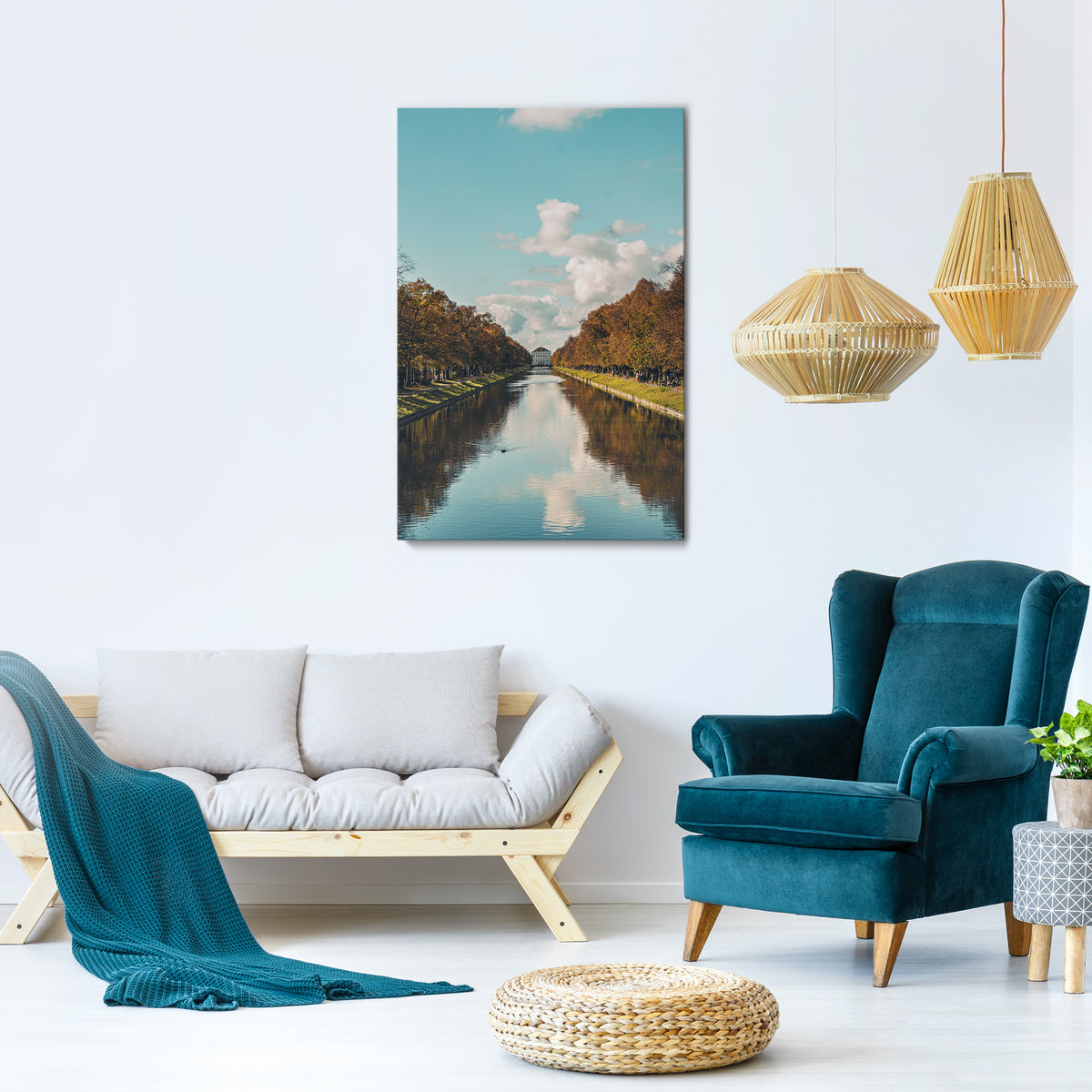 HARMONY IN STILLNESS Quadro em tela vertical