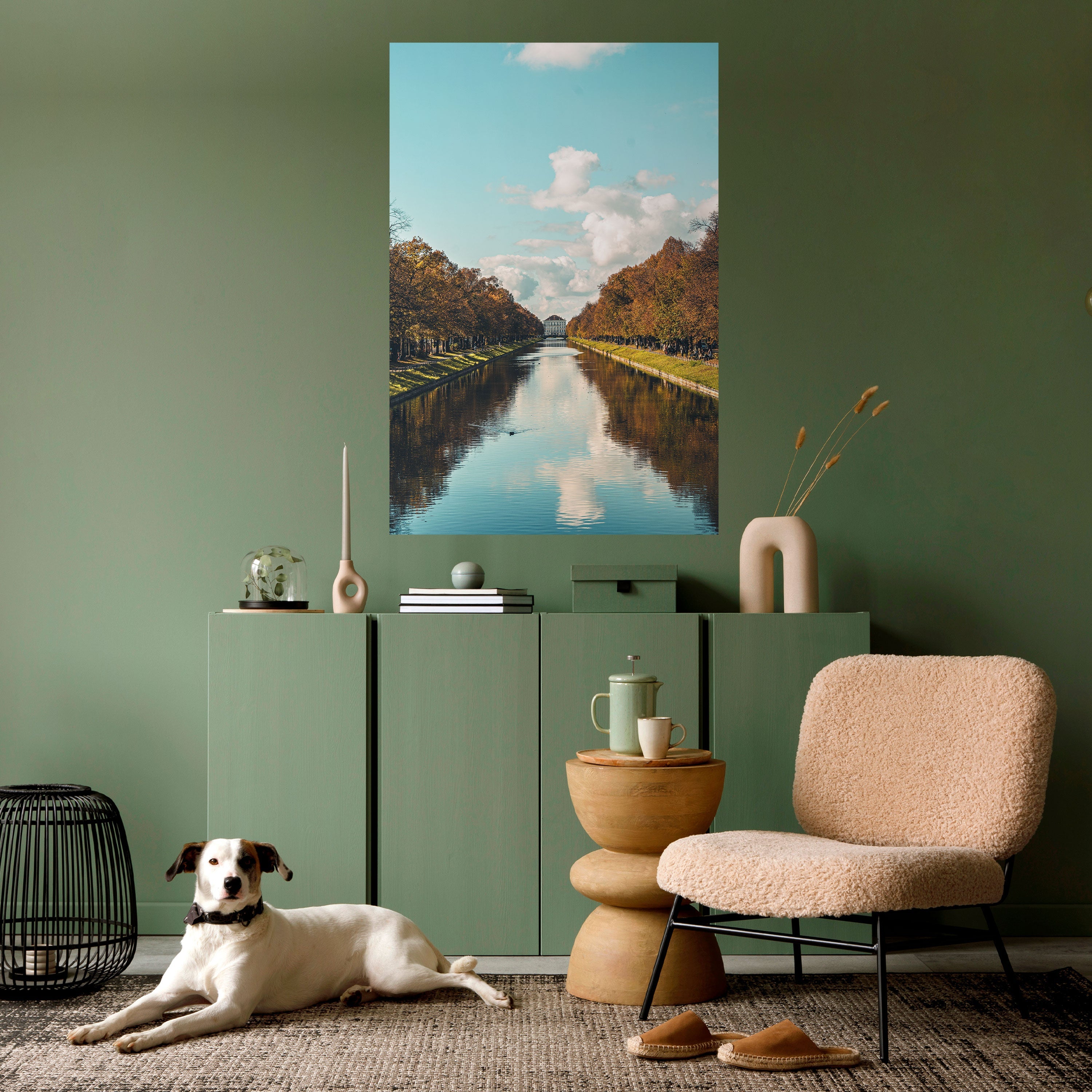 HARMONY IN STILLNESS Peel and Stick Vertical Poster