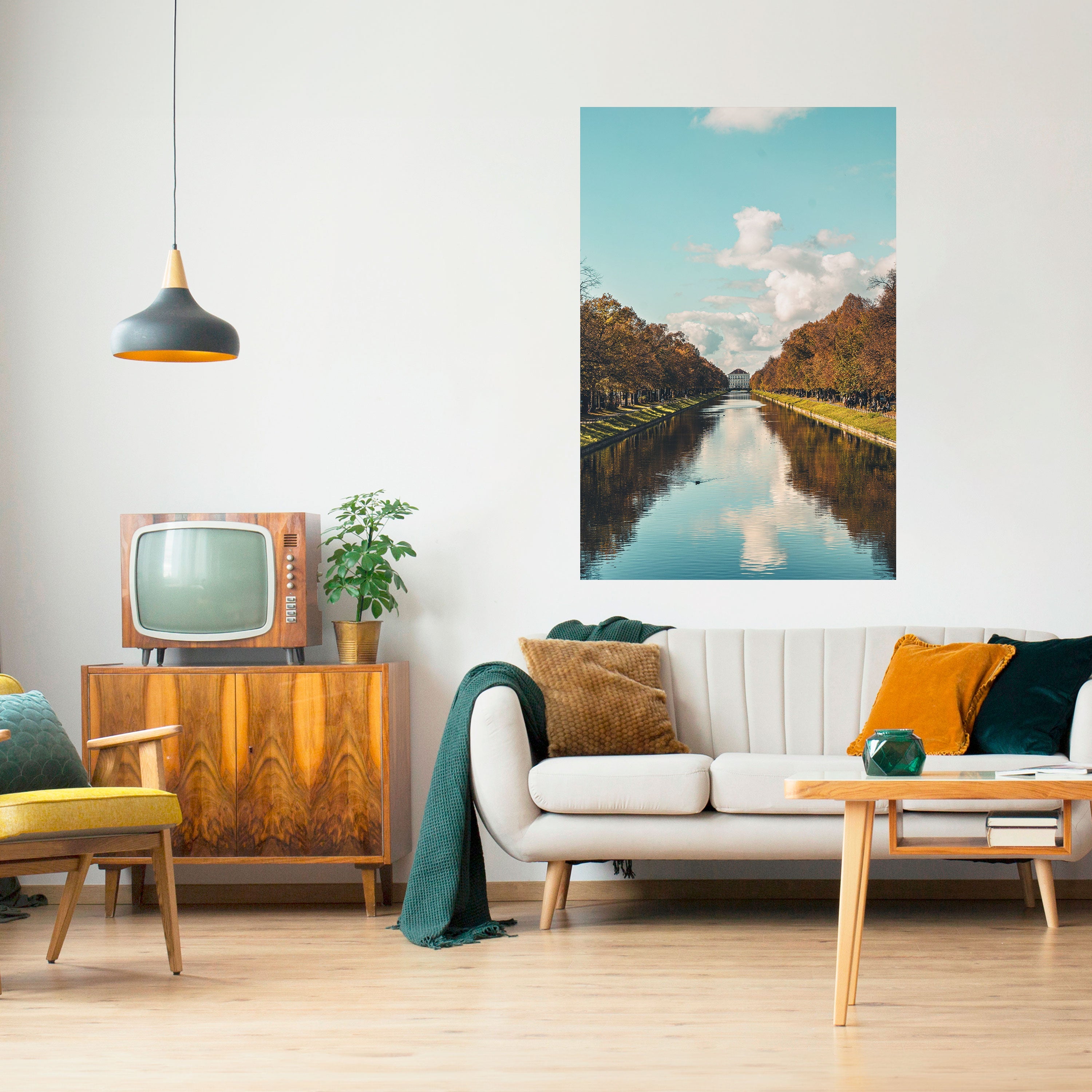 HARMONY IN STILLNESS Peel and Stick Vertical Poster