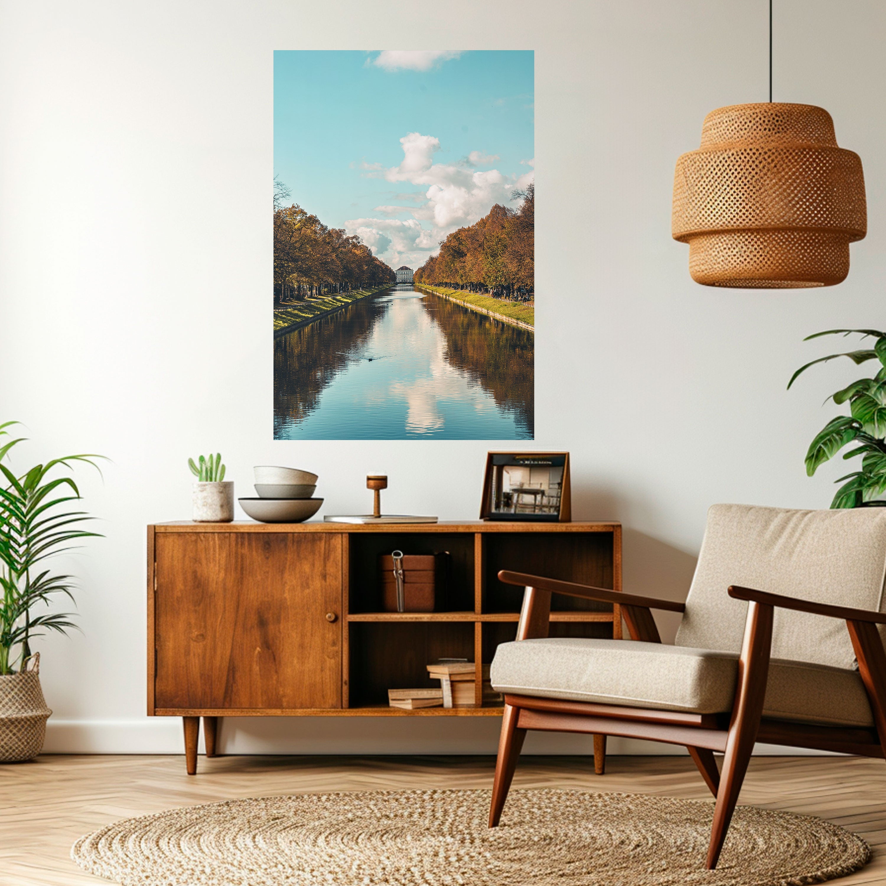 HARMONY IN STILLNESS Peel and Stick Vertical Poster