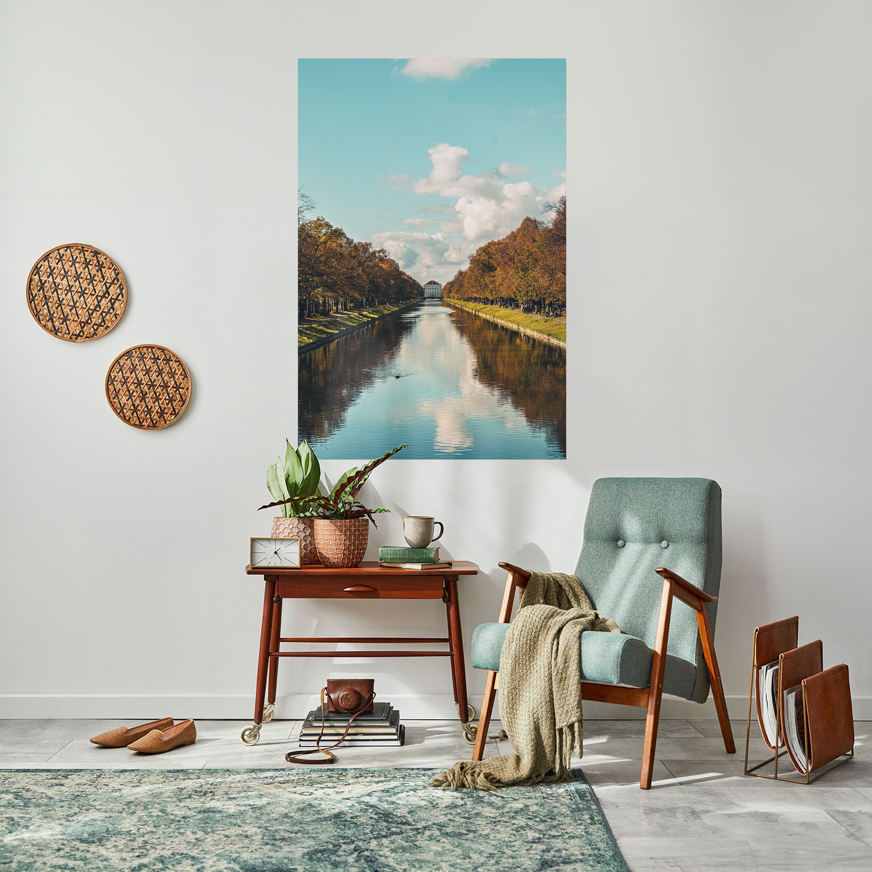 HARMONY IN STILLNESS Peel and Stick Vertical Poster