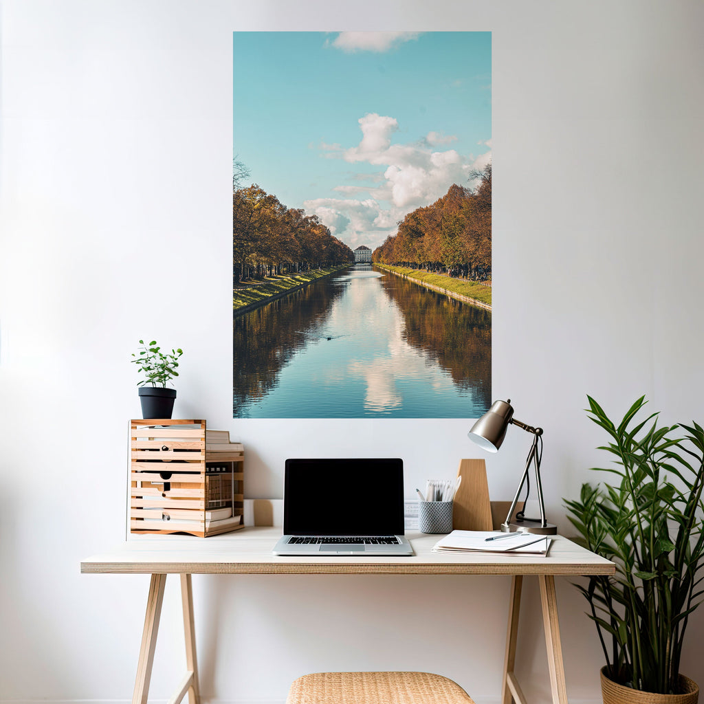 HARMONY IN STILLNESS Peel and Stick Vertical Poster