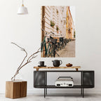 URBAN CYCLE HAVEN Poster Vertical Autocolante