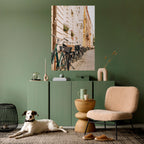 URBAN CYCLE HAVEN Poster Vertical Autocolante