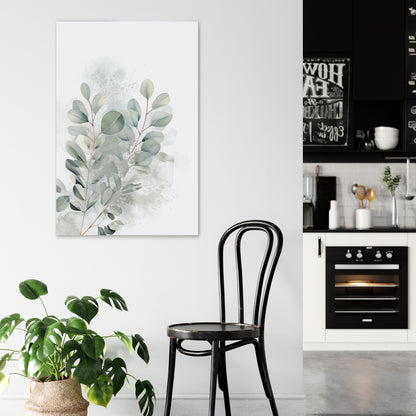 DELIGHTFUL EUCALYPTUS Quadro em tela vertical
