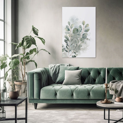 DELIGHTFUL EUCALYPTUS Quadro em tela vertical