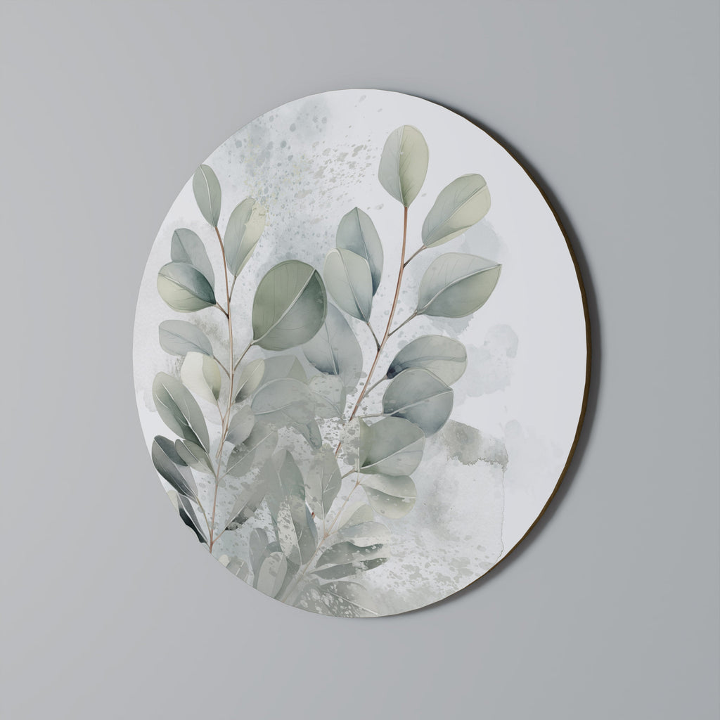 DELIGHTFUL EUCALYPTUS Quadro Redondo Decorativo