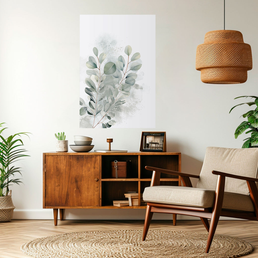 DELIGHTFUL EUCALYPTUS Poster Vertical Autocolante