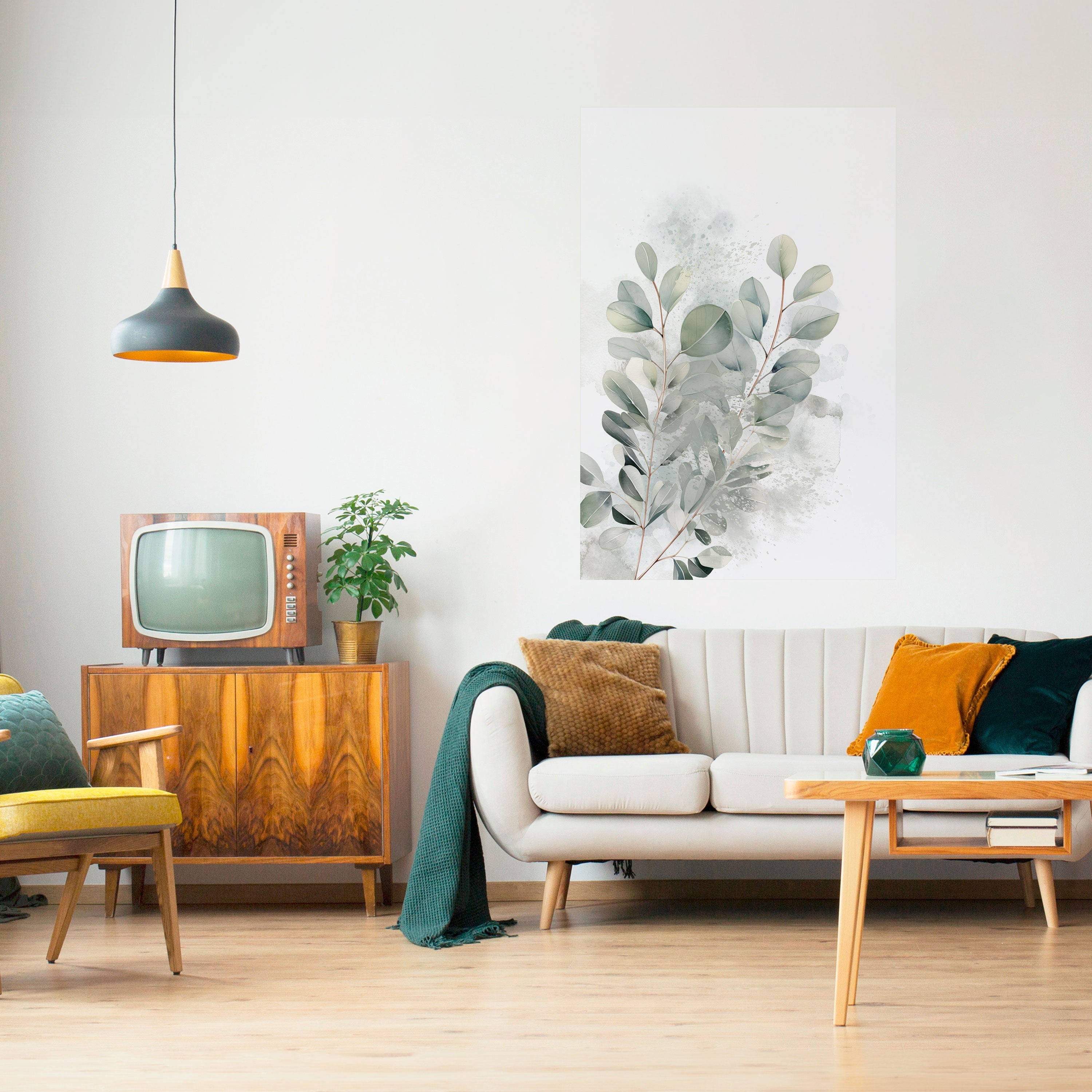 DELIGHTFUL EUCALYPTUS Peel and Stick Vertical Poster