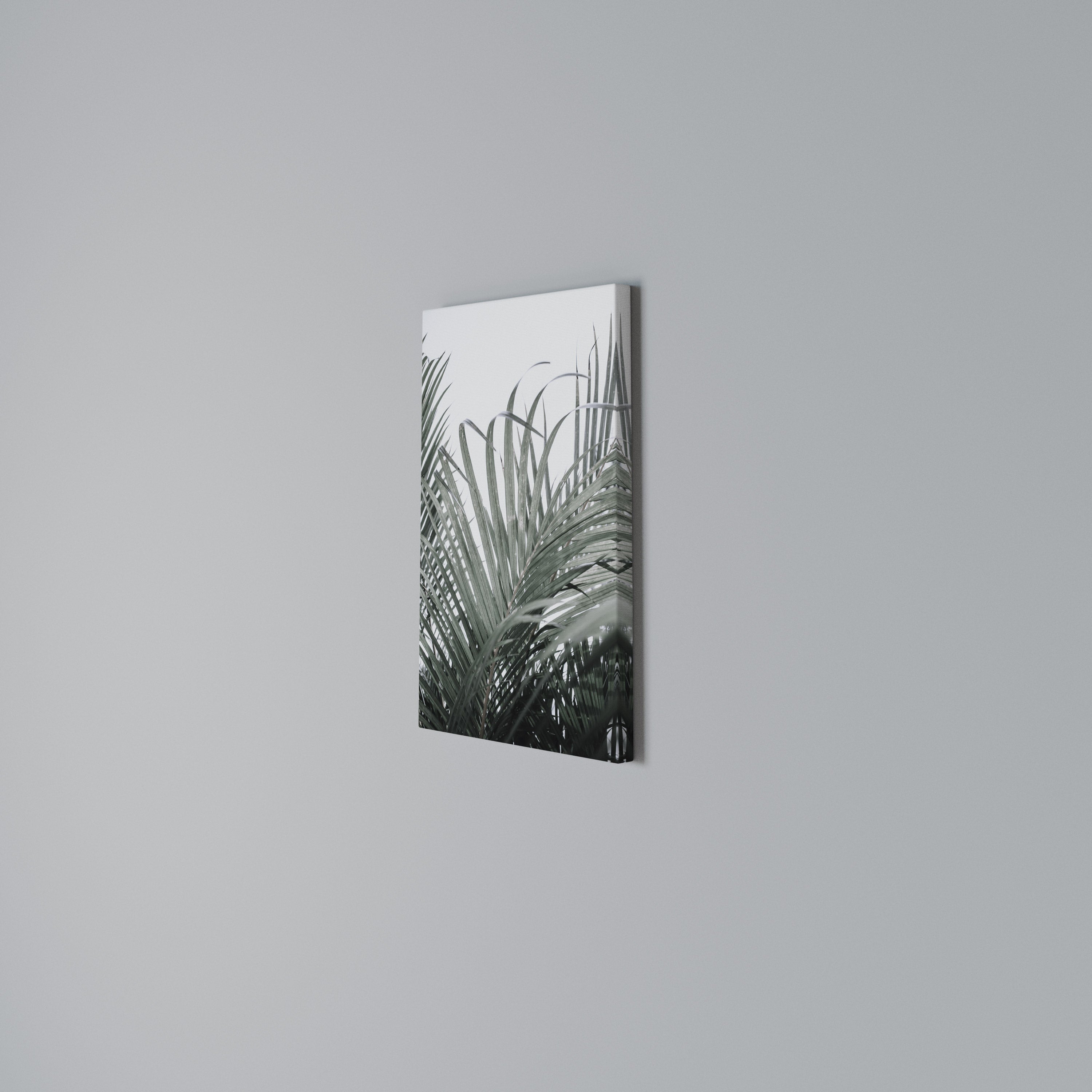 PALM WHISPERS Quadro em tela vertical