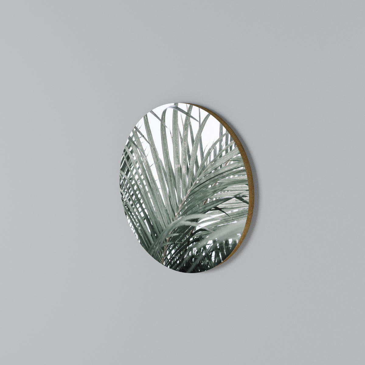 PALM WHISPERS Arte de Parede Redonda