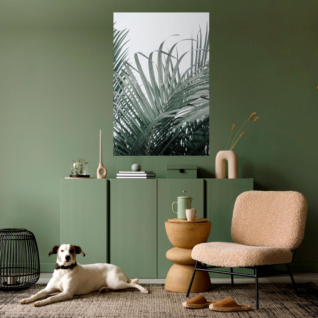 PALM WHISPERS Poster Vertical Autocolante