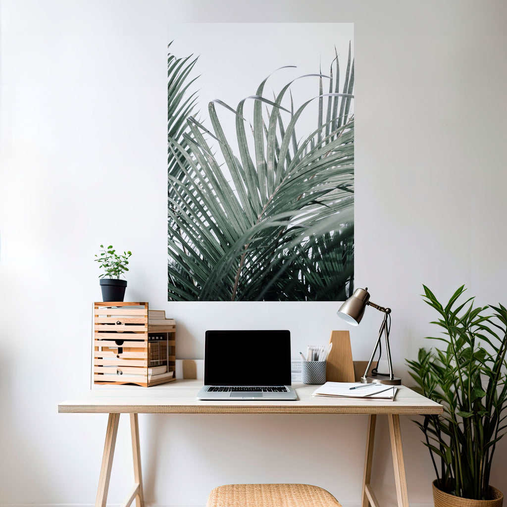 PALM WHISPERS Poster Vertical Autocolante