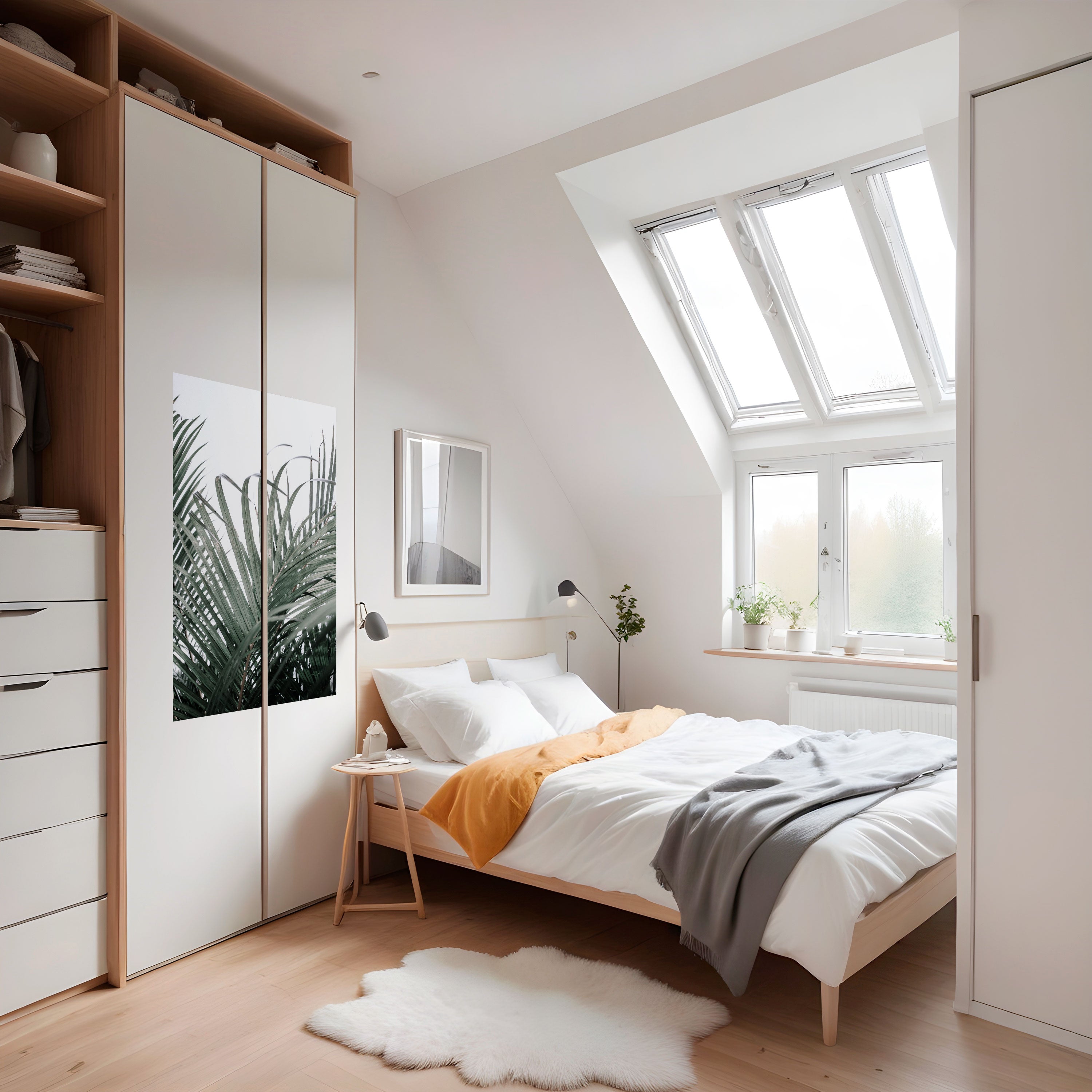 PALM WHISPERS Poster Vertical Autocolante